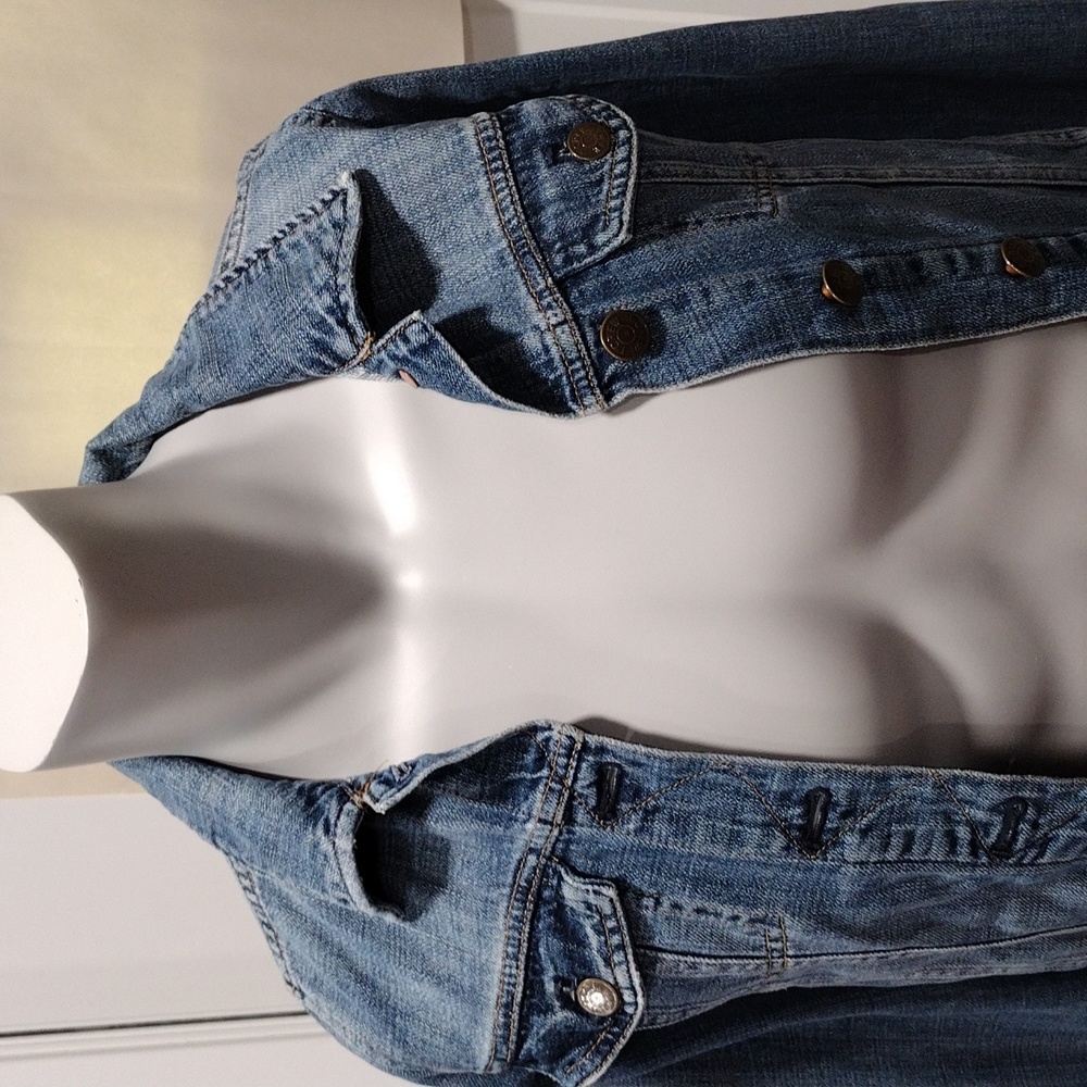 J. Crew womens Indigo Denim jeans jacket. XXS